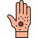 dirty, hand, germs, unclean, coronavirus, covid, corona, virus