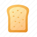 bread, butter, white bread, toast