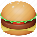 burger, food, snack, hamburger, cheeseburger, fast food, junk food 