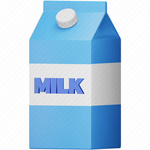 Milk, box, food, drink, package, carton, beverage icon - Download on Iconfinder