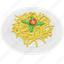 pasta, food, dish, meal, plate, cooking, spaghetti 