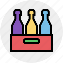beer, beer bottles, drinking, drinks, wine, wine bottles, wine pallet