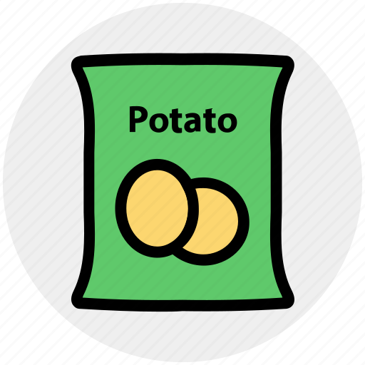 Food, potato, potato bag, potato pack, potato sack, sack, vegetable icon - Download on Iconfinder