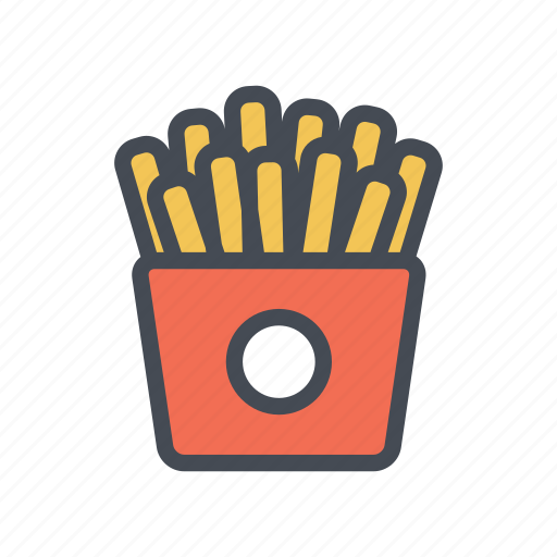 Chips, fast food, food, french fries, fries, junk food, snack icon - Download on Iconfinder