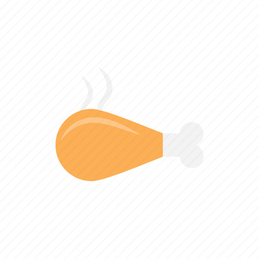 Chicken, drumstick, eat, food, legpiece icon - Download on Iconfinder