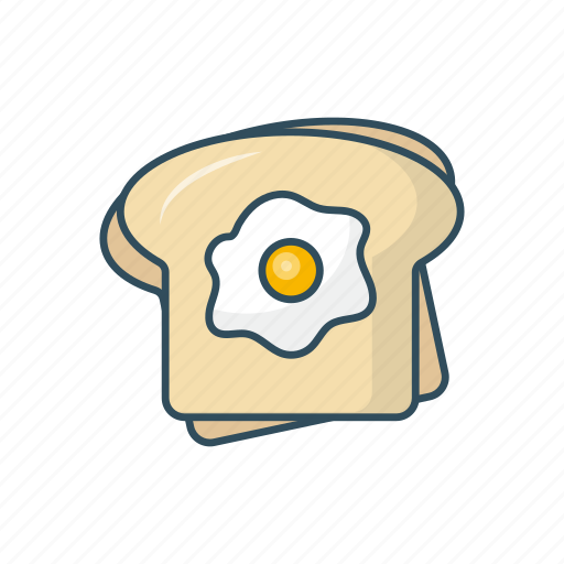 Bread, breakfast, egg, food, omelette icon - Download on Iconfinder