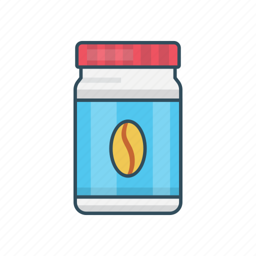 Beans, coffee, food, jar, seed icon - Download on Iconfinder