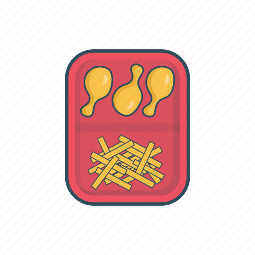 Drumstick, eat, fastfood, food, fries icon - Download on Iconfinder