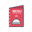 card, flyer, hotel, menu, restaurant 