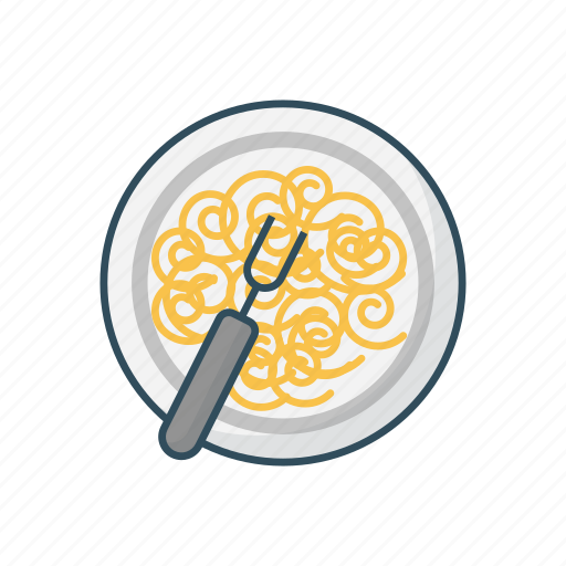 Bowl, eat, food, noodles, spoon icon - Download on Iconfinder