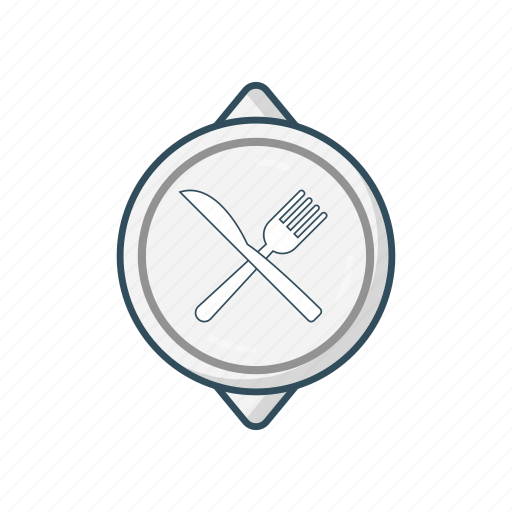 Eat, food, fork, plate, spoon icon - Download on Iconfinder