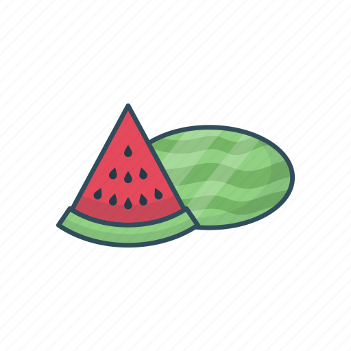 Eat, food, fruit, slice, watermelon icon - Download on Iconfinder