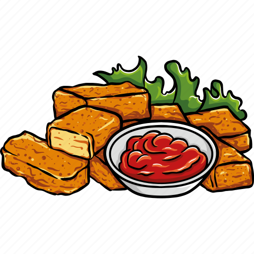 Chicken, meat, nugget, snack icon - Download on Iconfinder