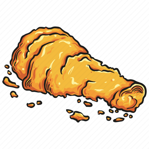 Chicken, crispy, fried, meat icon - Download on Iconfinder