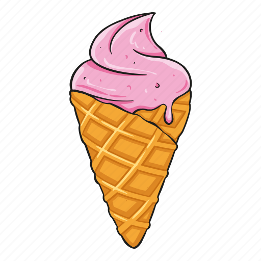 Cone, cream, gelato, ice icon - Download on Iconfinder