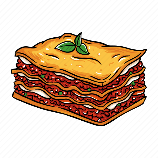 Bolognese, lasagna, mozzarella, pasta icon - Download on Iconfinder
