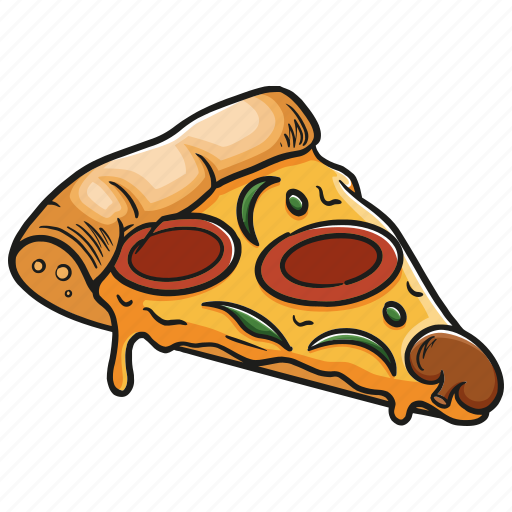 Mozzarella, pepperoni, pizza, pizzeria icon - Download on Iconfinder