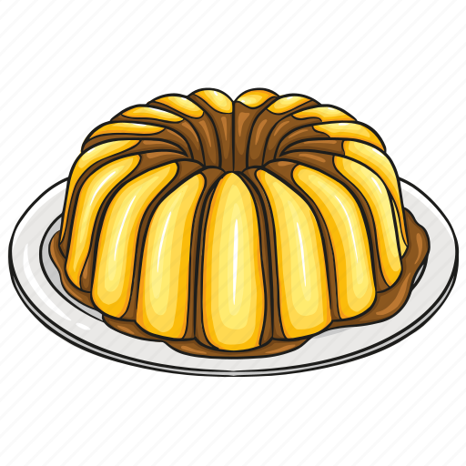 Caramel, custard, flan, pudding, syrup icon - Download on Iconfinder