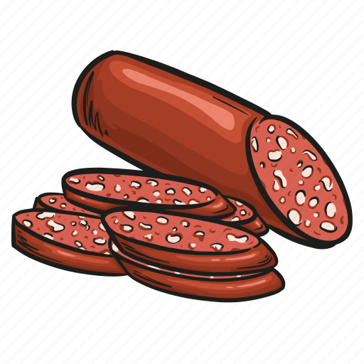 Beef, meat, salami, sausage icon - Download on Iconfinder
