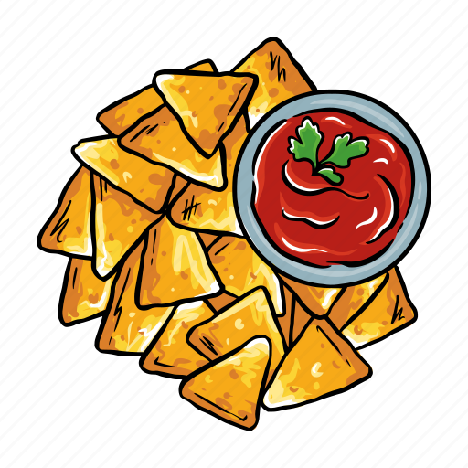 Chip, guacamole, nacho, nachos, tortilla icon - Download on Iconfinder