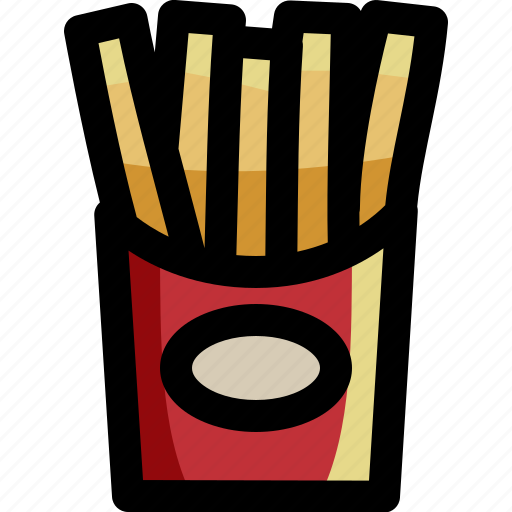 Fast, food, french, fries, meal, potato, restaurant icon - Download on Iconfinder