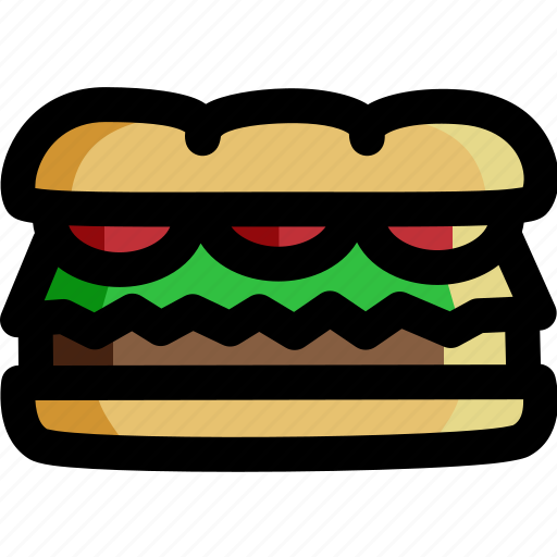 Bread, burger, fast food, hamburger, loaf, sandwich, toast icon - Download on Iconfinder