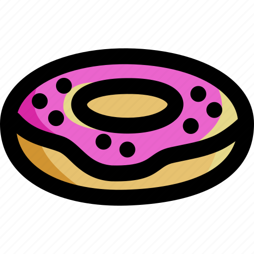 Cream, dessert, donut, doughnut, food, meal, sweet icon - Download on Iconfinder