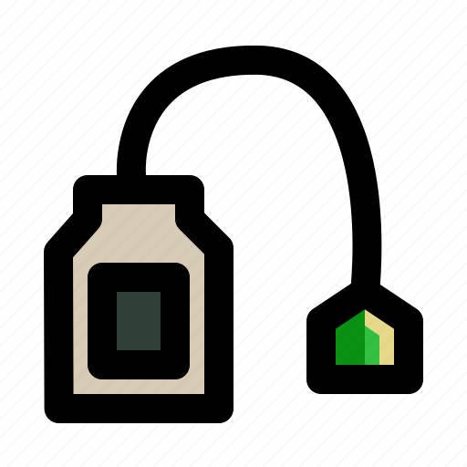 Bag, cafe, drink, green, nature, tea, teabag icon - Download on Iconfinder