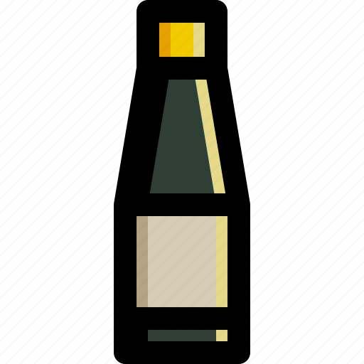 Bottle, drink, ketchup, sauce, soy, spicy, water icon - Download on Iconfinder