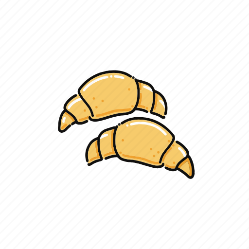 Croissant, food, meal, street food, sweet, dessert, cooking icon - Download on Iconfinder