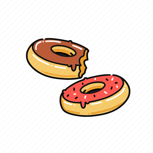 Donuts, food, meal, sweet, dessert, snack, eat icon - Download on Iconfinder