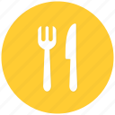 food, fork, frokknife, knife, lunch, restaurant