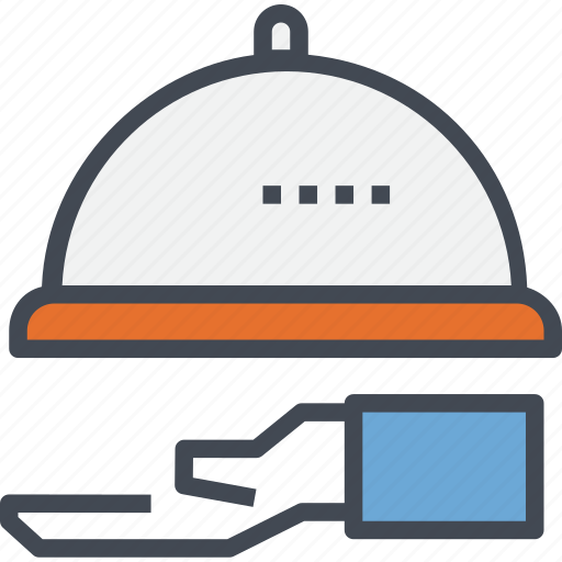 Hand, restaurant, service icon - Download on Iconfinder