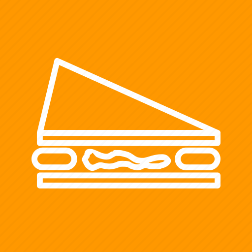 Bread, breakfast, food, meal, sandwich, slice, snack icon - Download on Iconfinder