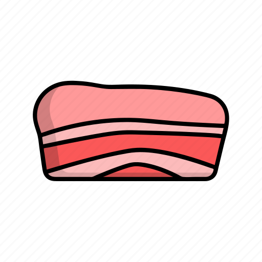 Food, pork, belly, bacon, steak icon - Download on Iconfinder