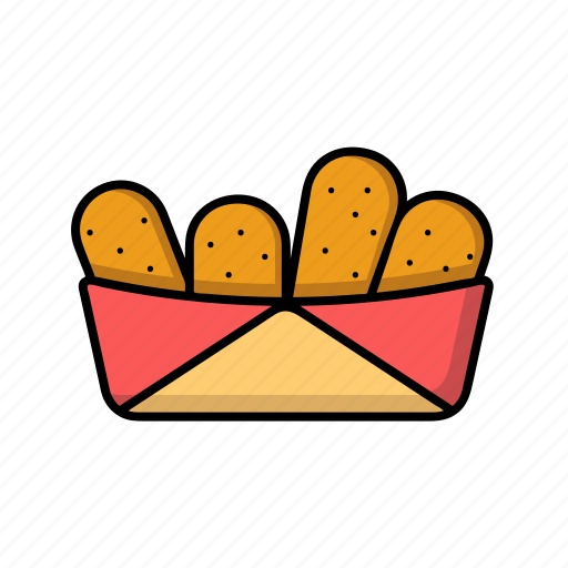 Food, nuggets, snack, meal, chicken nuggets icon - Download on Iconfinder