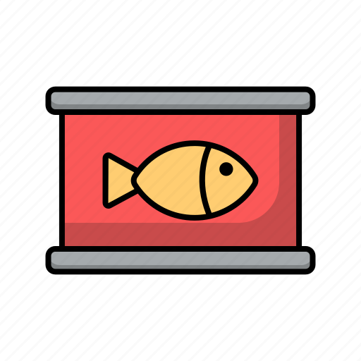 Food, canned food, sardine, tuna, fish icon - Download on Iconfinder