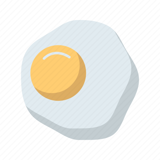 Food, sunny side up, egg, breakfast icon - Download on Iconfinder