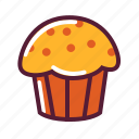 cake, muffin