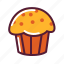 cake, muffin 