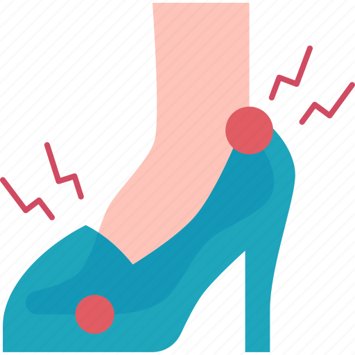 Shoe, high, heel, foot, pain icon - Download on Iconfinder