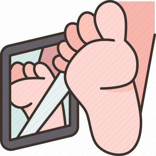 Foot, examine, check, care, wellness icon - Download on Iconfinder