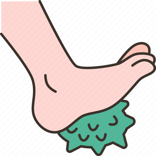 Foot, massage, ball, pain, relief icon - Download on Iconfinder