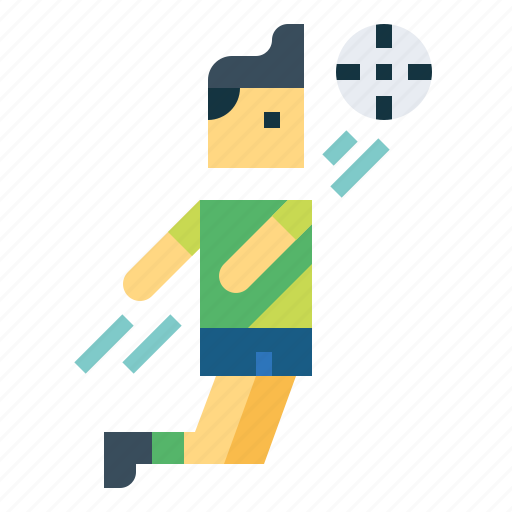 Football, player, soccer, ball icon - Download on Iconfinder