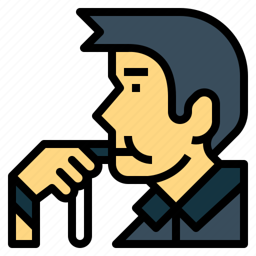Referee, judge, whistle, man, umpire icon - Download on Iconfinder