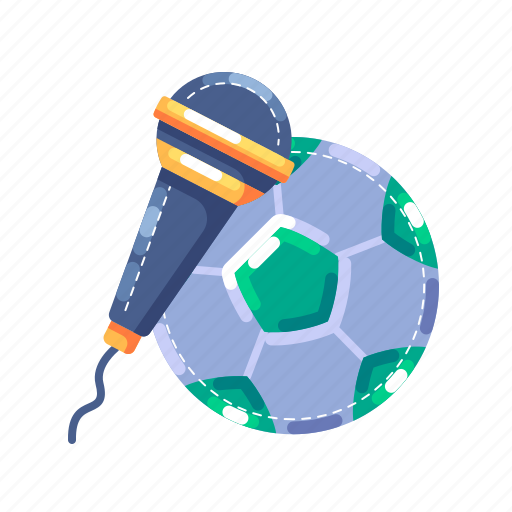 Commentator, football, soccer, play, sport, tournament icon - Download on Iconfinder