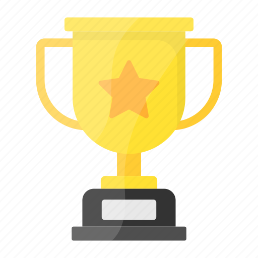 Star trophy, winner trophy, achievement, reward, award, champion, football trophy icon - Download on Iconfinder