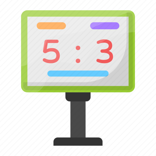 Digital scoreboard, scoreboard, marks board, game panel, football scoreboard icon - Download on Iconfinder