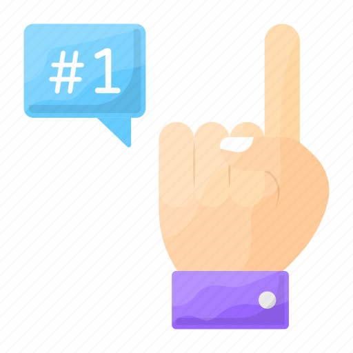 Foam gesture, foam finger, hand, foam signal, foam sign, pointing finger icon - Download on Iconfinder