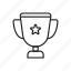 icon, football, separated, trophy, award, winner, prize, medal, badge 